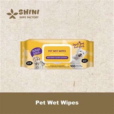 مناديل مبللة للحيوانات الأليفة